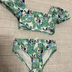 4t Bluey Two Piece Bathing Suit -Toddler